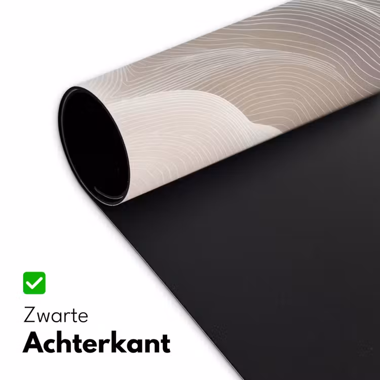 Golvende lijnen - Luchtstromen - Harmonieus Muismat XXL klein -sfeer2