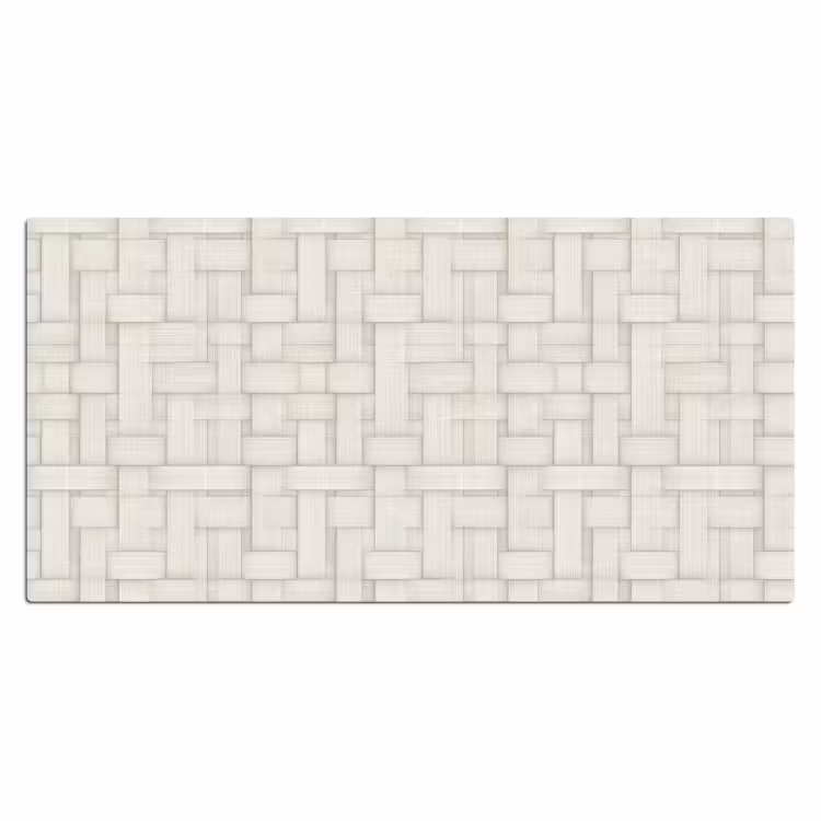 Vlechtwerk - Banen - Beige Muismat XXL klein 681 -3d_leeg