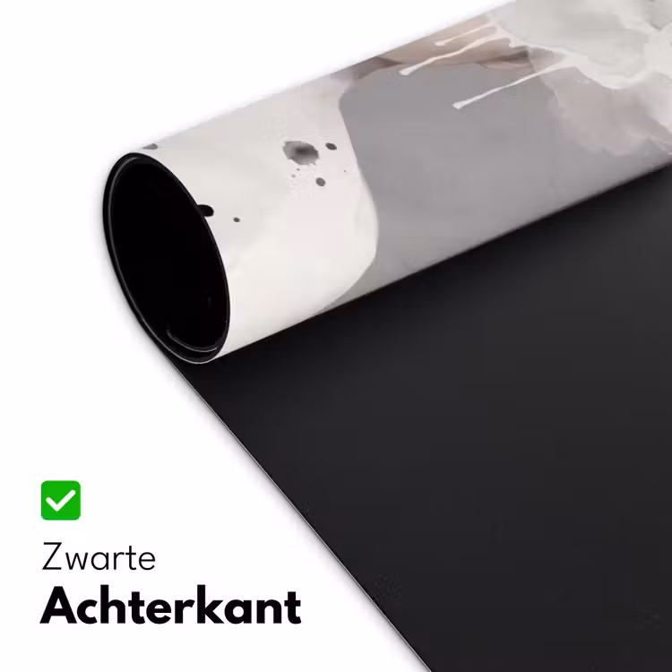 Vrouw - Wolk - Grijs Muismat XXL klein -sfeer2