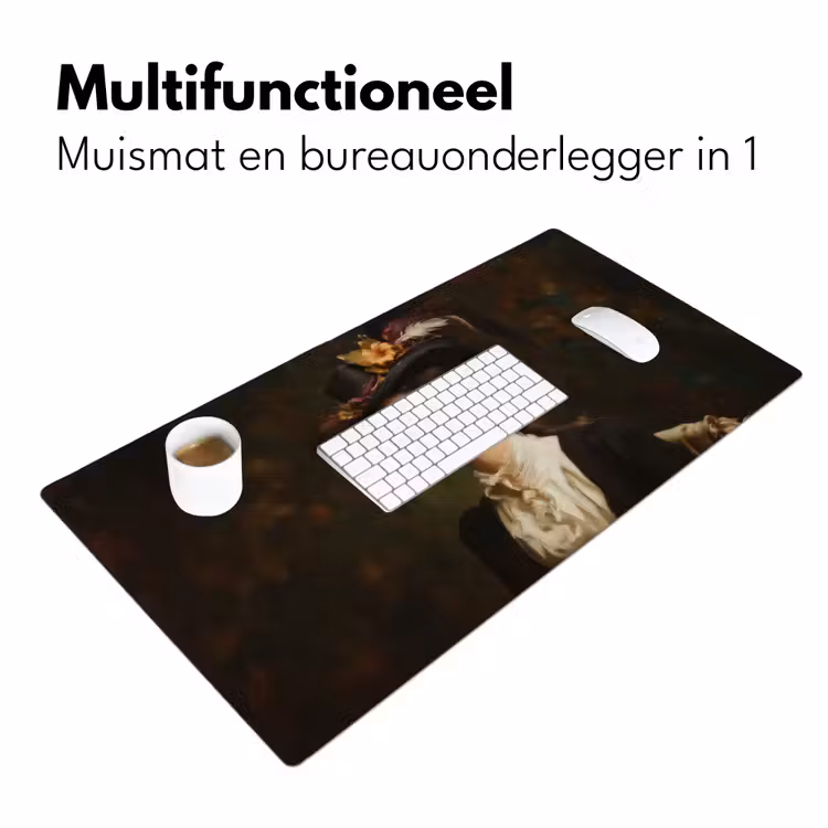 Vrouw - Victoriaans - Portret Muismat XXL klein -sfeer4