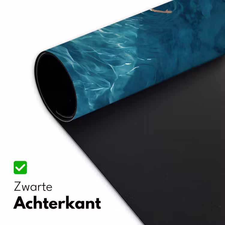 Vrouw - Water - Bikini - Oranje Muismat XXL klein -sfeer2