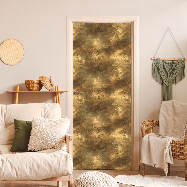 Antiek - Metaallook - Goud deurposter klein 289 -sfeer2