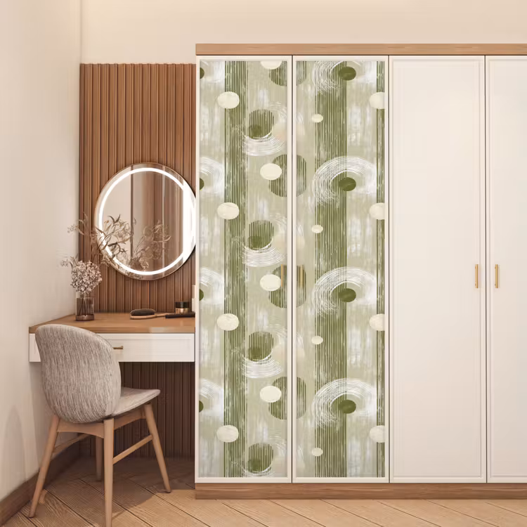 Artistiek - Modern - Groen deurposter klein 289 -sfeer3