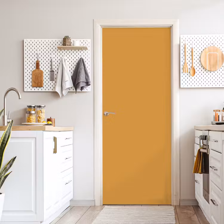 Autumn - Mustard - Geel deurposter klein 289 -sfeer5