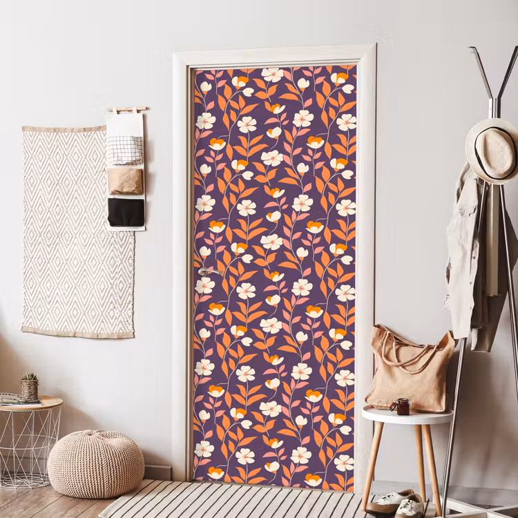 Boho - Vintage - Paars deurposter klein 289 -sfeer6