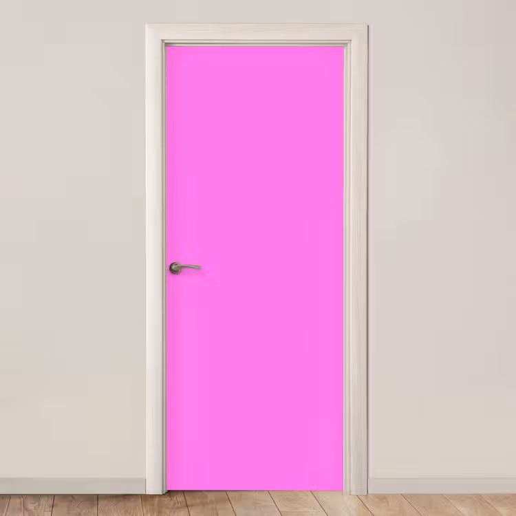 Bright - Orchid - Roze deurposter klein 289 -3d_beige