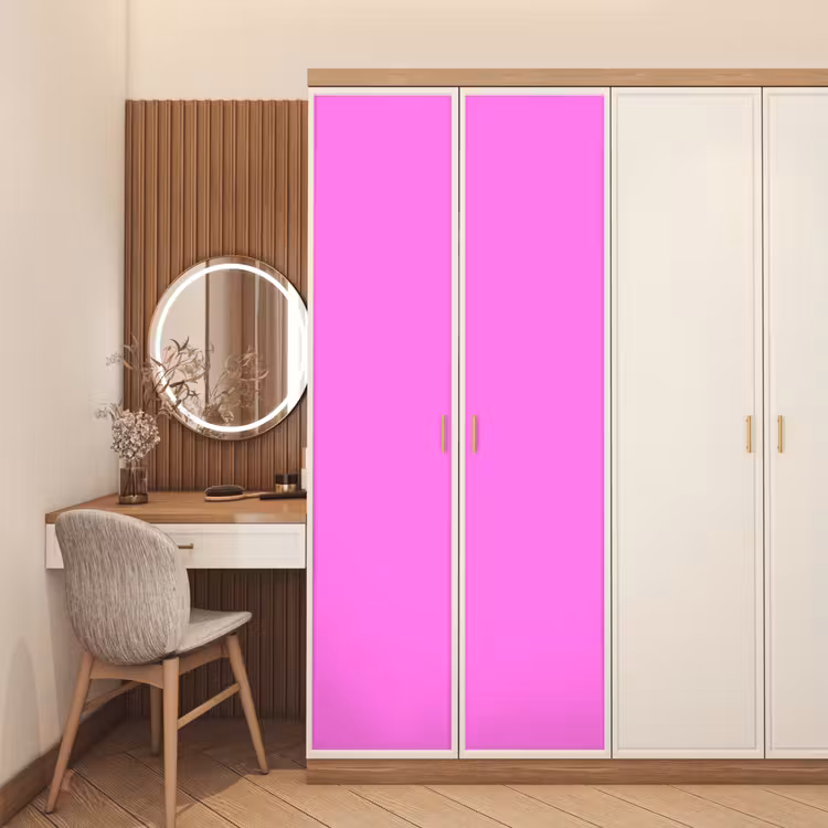 Bright - Orchid - Roze deurposter klein 289 -sfeer3