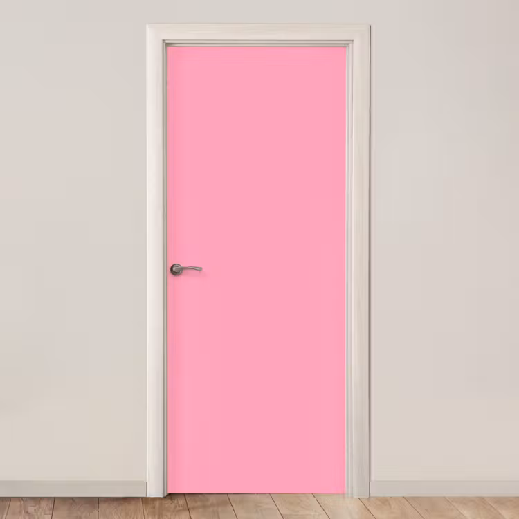 Bubblegum - Pink - Roze deurposter klein 289 -3d_beige