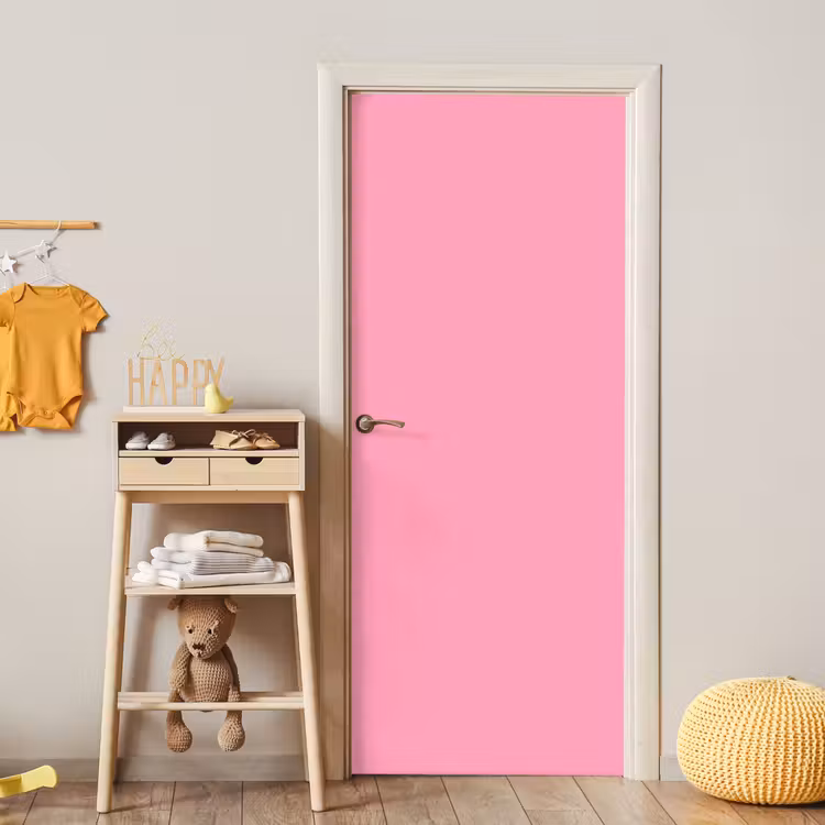 Bubblegum - Pink - Roze deurposter klein 289 -sfeer4