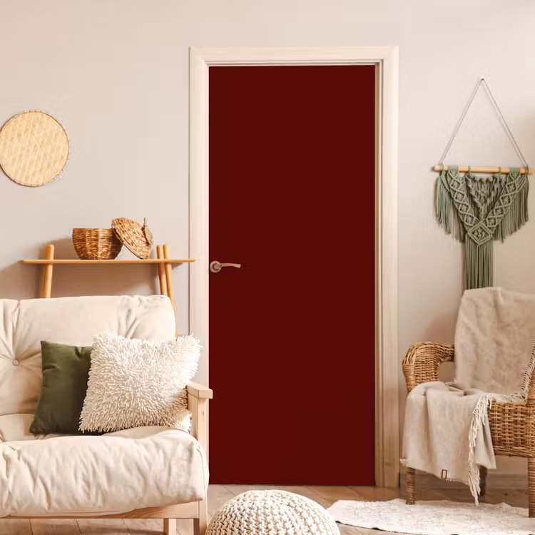 Burnt - Mahogany - Rood deurposter klein 289 -sfeer2