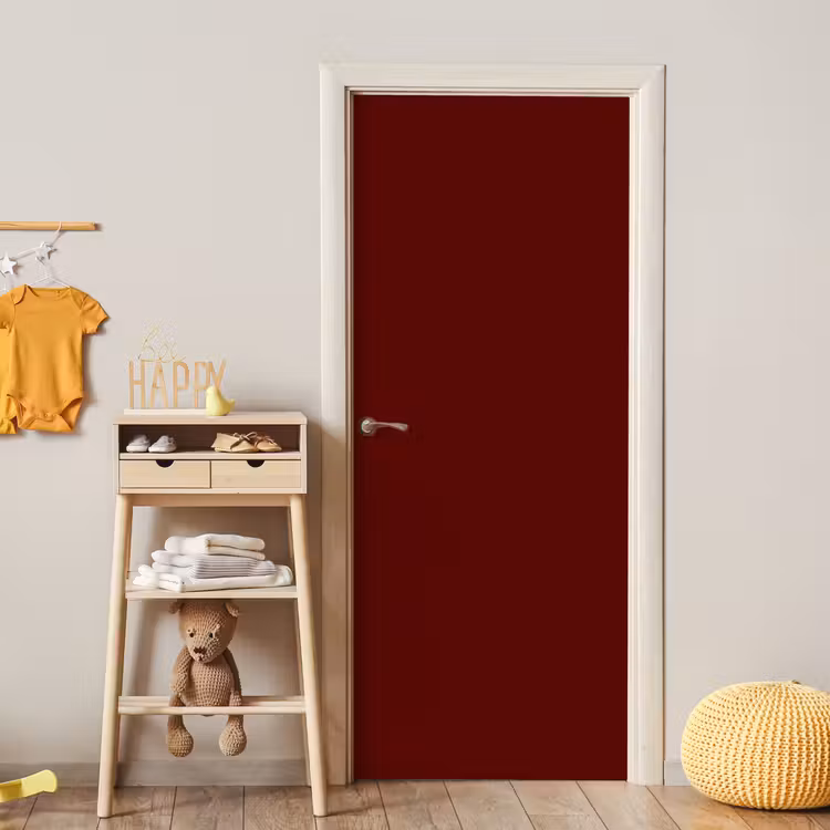 Burnt - Mahogany - Rood deurposter klein 289 -sfeer4