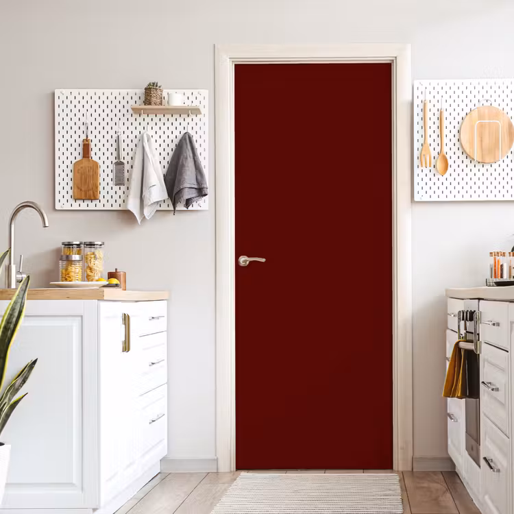 Burnt - Mahogany - Rood deurposter klein 289 -sfeer5