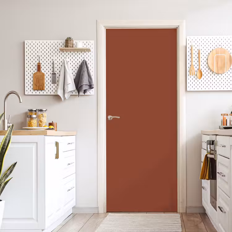 Burnt - Mahogany - Terracotta deurposter klein 289 -sfeer5