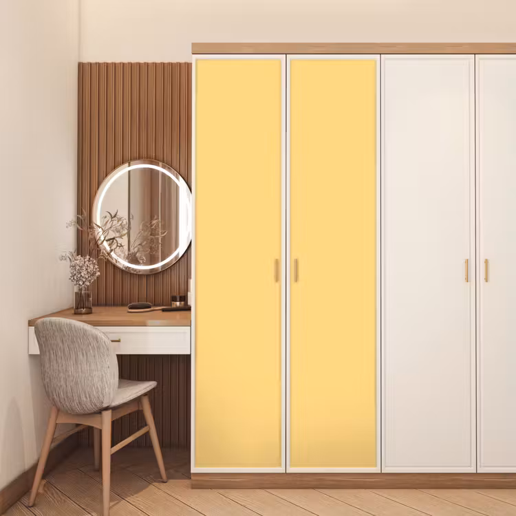Butter - Geel - Yellow deurposter klein 289 -sfeer3