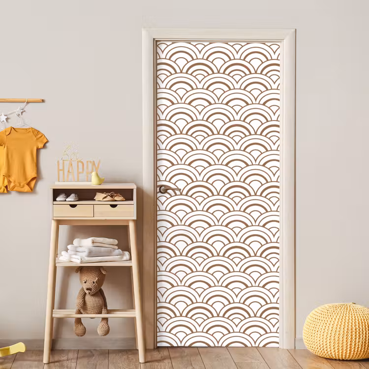 Klassiek - Motief - Terracotta deurposter klein 289 -sfeer4