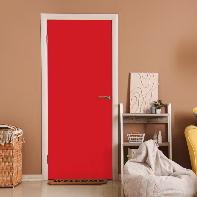 Crimson - Velvet - Rood deurposter klein 289 -sfeer1