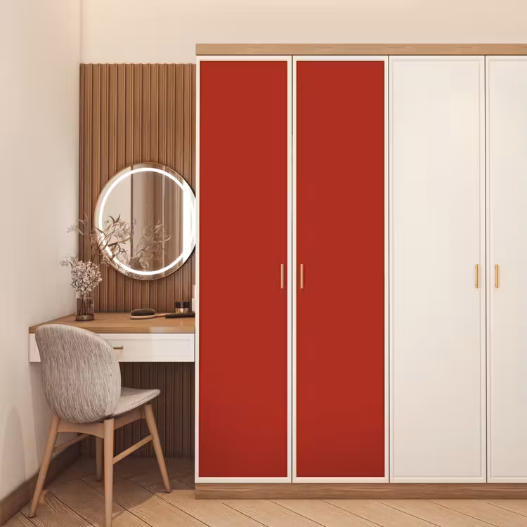 Deep - Crimson - Rood deurposter klein 289 -sfeer3