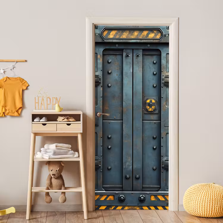 Deur - Escape room - Industrieel deurposter klein -sfeer4