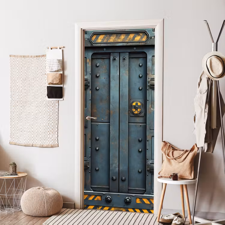 Deur - Escape room - Industrieel deurposter klein -sfeer6