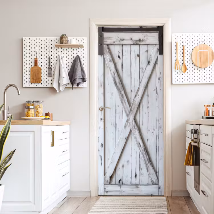 Deur - Wit - Hout deurposter klein -sfeer5