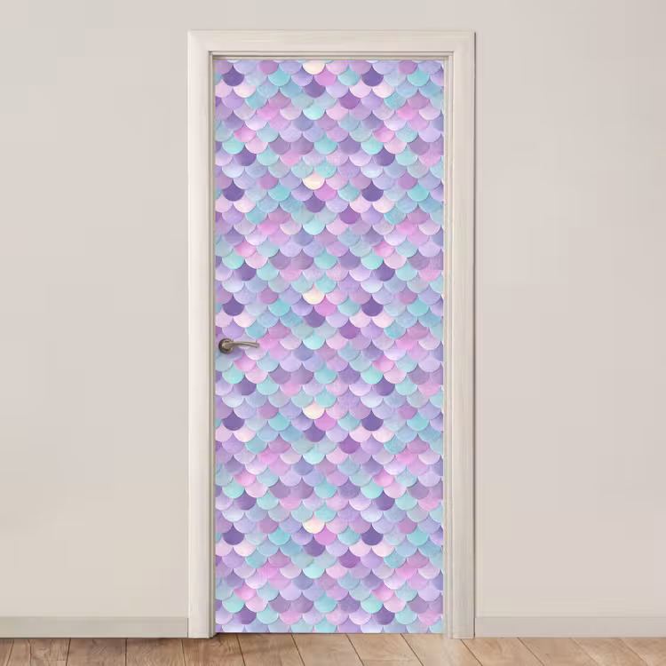 Dromerig - Zeemeermin - Pastel deurposter klein 289 -3d_beige