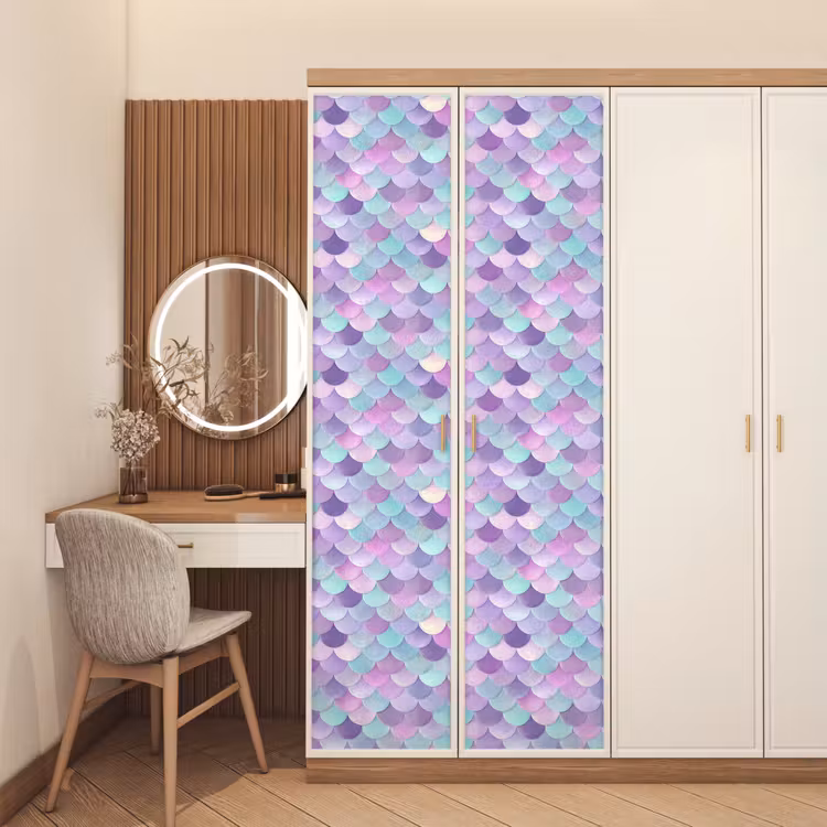 Dromerig - Zeemeermin - Pastel deurposter klein 289 -sfeer3