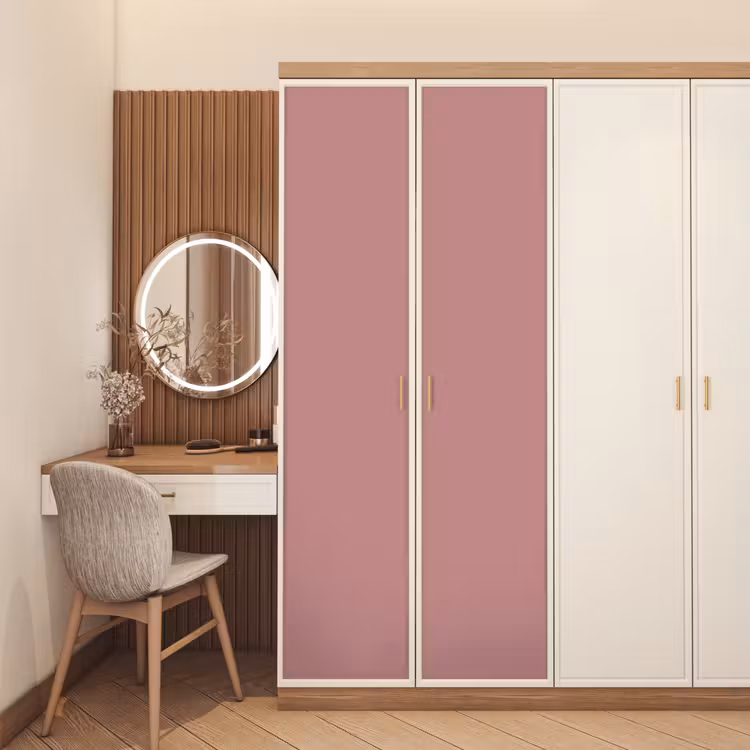 Dusty - Rose - Roze deurposter klein 289 -sfeer3
