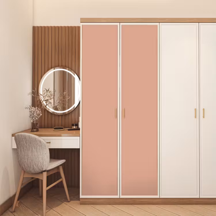 Dusty - Rose - Roze deurposter klein 289 -sfeer3
