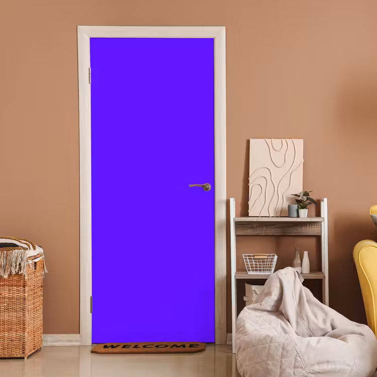 Electric - Indigo - Paars deurposter klein 289 -sfeer1