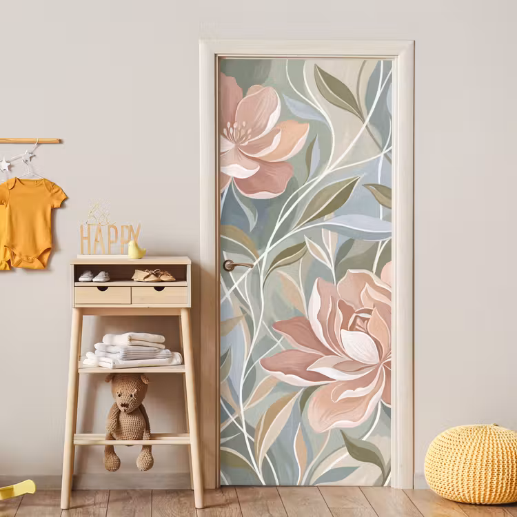 Elegant - Romantiek - Roze deurposter klein -sfeer4