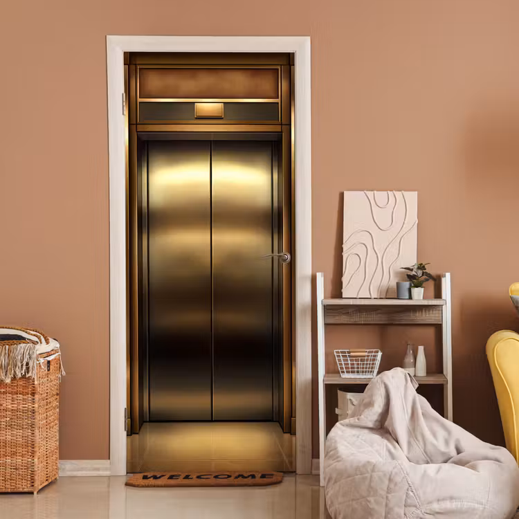 Liftdeur - Goud - Modern deurposter klein -sfeer1