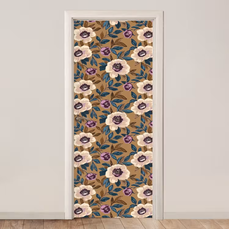 Floraal - Stilleven - Kleurrijk deurposter klein 289 -3d_beige
