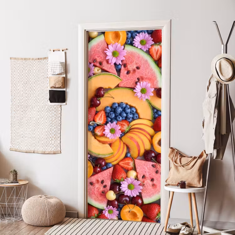 Eten - Fruit - Zomer - Kleurrijk deurposter klein -sfeer6