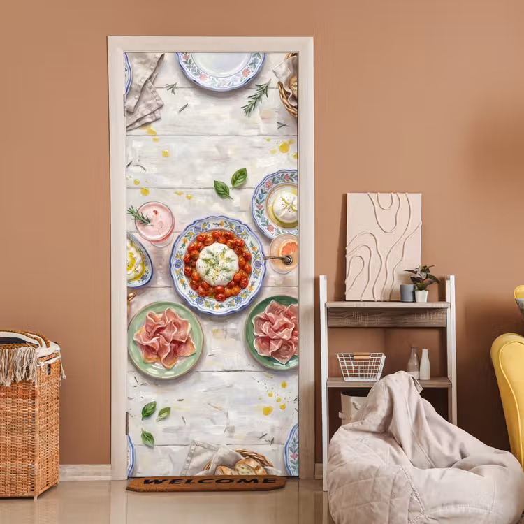 Eten - Tafel - Divers - Modern deurposter klein -sfeer1