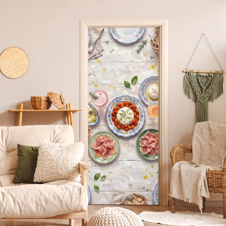 Eten - Tafel - Divers - Modern deurposter klein -sfeer2