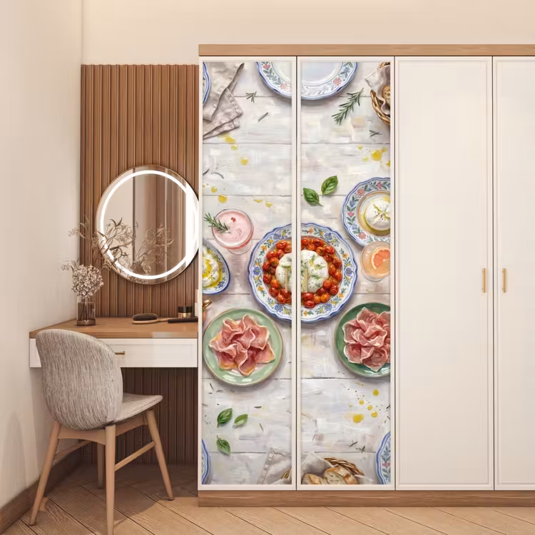 Eten - Tafel - Divers - Modern deurposter klein -sfeer3