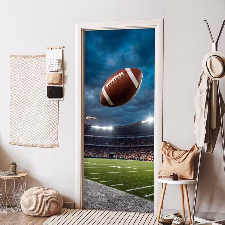 Football - Bal - Stadion - Sport deurposter klein -sfeer6