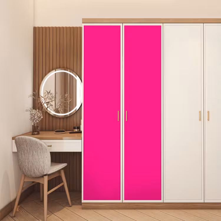 Hot - Fuchsia - Roze deurposter klein 289 -sfeer3