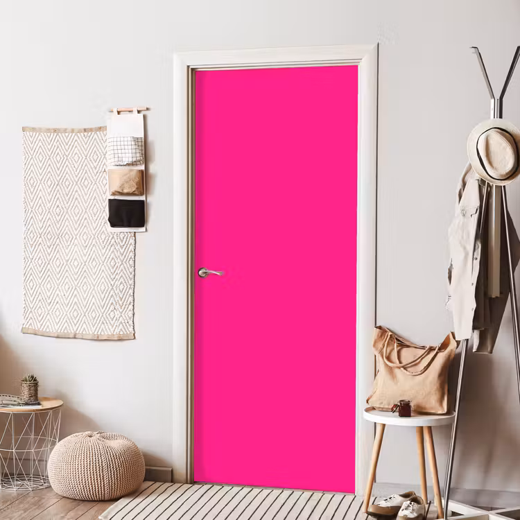 Hot - Fuchsia - Roze deurposter klein 289 -sfeer6