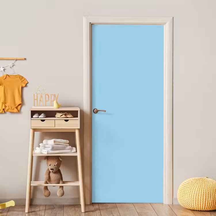Ice - Blue - Blauw deurposter klein 289 -sfeer4