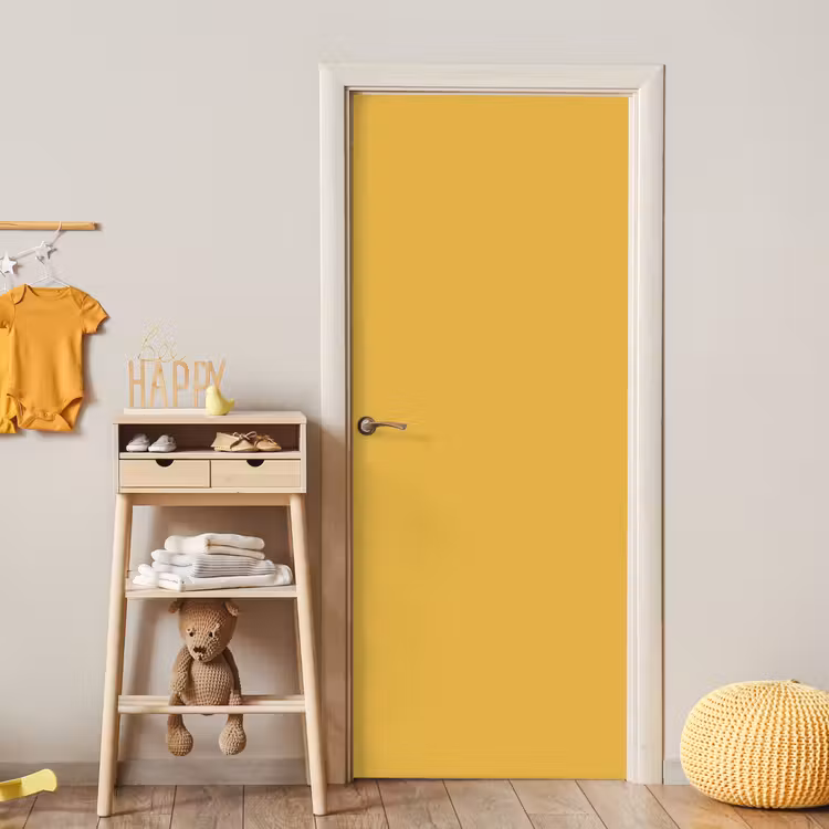 Joyful - Mustard - Geel deurposter klein 289 -sfeer4