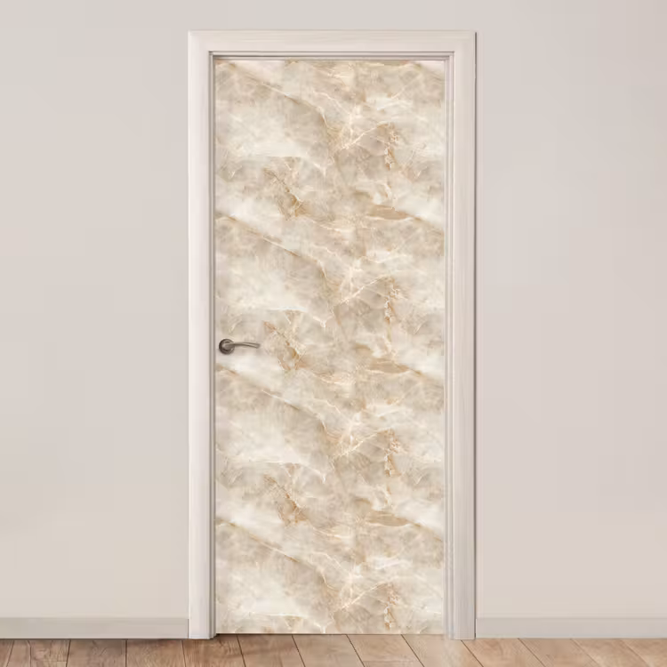 Lichtbeige - Onyx - Subtiel deurposter klein 289 -3d_beige