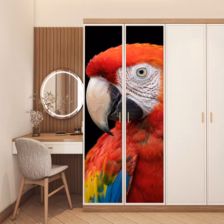 Ara - Portret - Rood deurposter klein -sfeer3