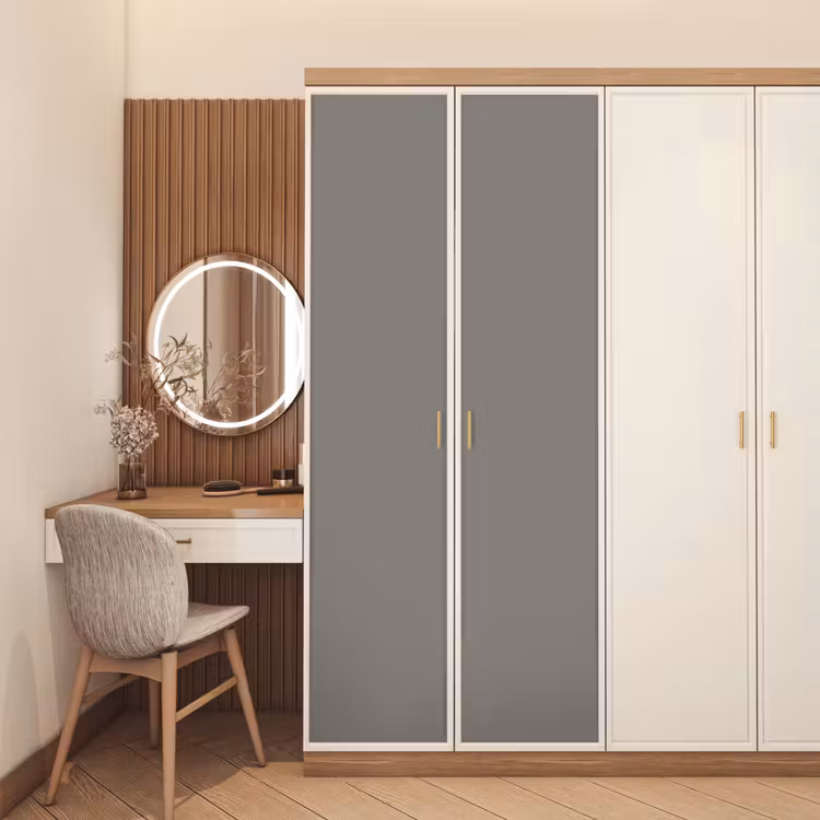 Mineral - Grey - Grijs deurposter klein 289 -sfeer3