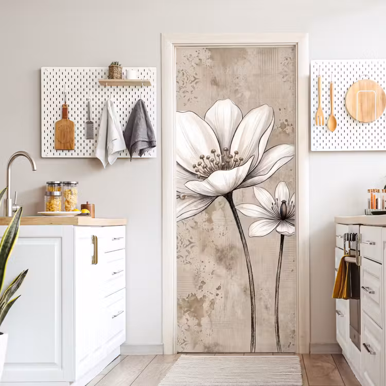 Modern - Design - Wit deurposter klein -sfeer5
