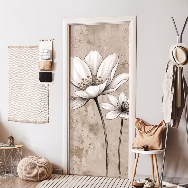 Modern - Design - Wit deurposter klein -sfeer6
