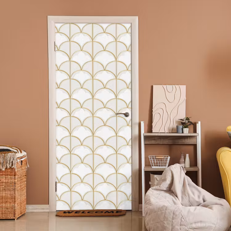 Mozaïek - Bogen - Goud deurposter klein 289 -sfeer1