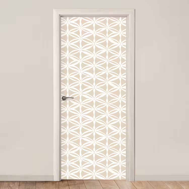Motief - Modern - Beige deurposter klein 289 -3d_beige