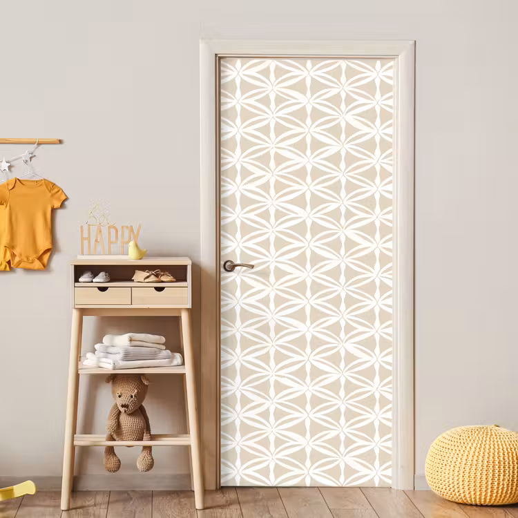 Motief - Modern - Beige deurposter klein 289 -sfeer4