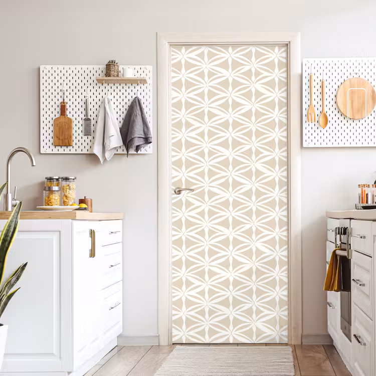 Motief - Modern - Beige deurposter klein 289 -sfeer5